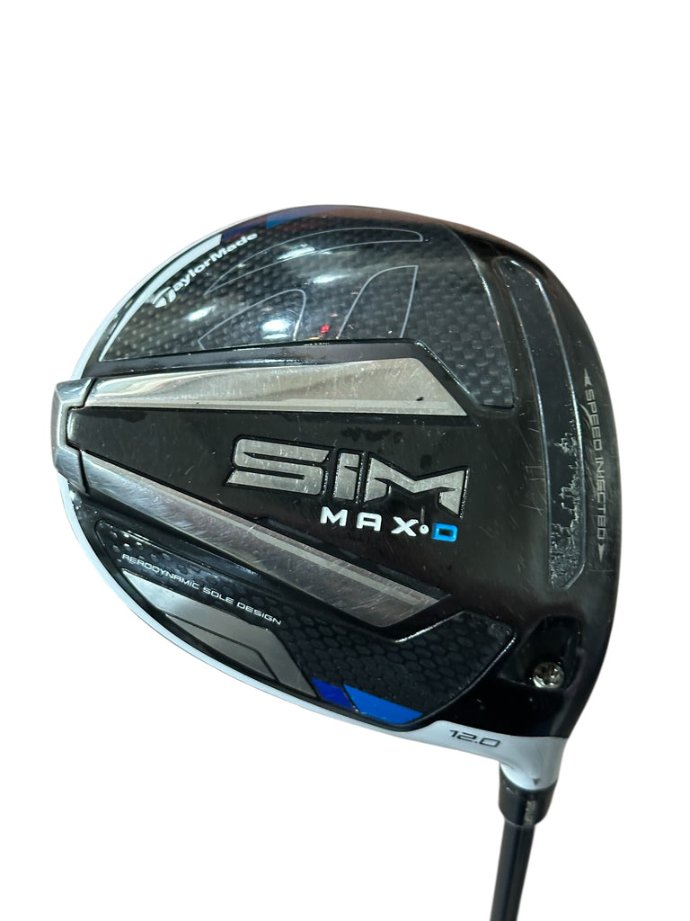 TaylorMade Sim Max•D 12° Driver Fujikura Pro 60g S Flex Shaft GP Tour Velvet Grip