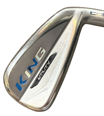 Cobra King 19.5° 3 Utility Iron AMT X100 X Flex Shaft Golf Pride M580 Grip