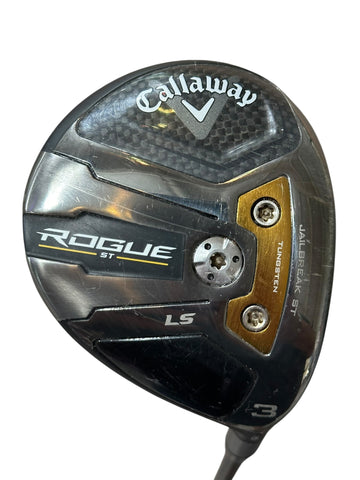 Callaway Rogue ST LS 15° 3 Wood Tensei AV 75g Stiff Flex Shaft GP CP2 Pro Grip