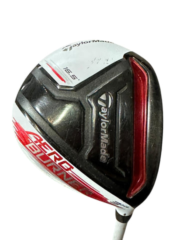 TaylorMade Aero Burner 16.5° 3HL Wood Matrix Speed Rul-z 60g Senior Flex Shaft Golf Pride MCC Grip