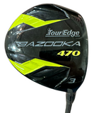 Tour Edge Bazooka 470 3 Wood Bazooka Senior Flex Shaft Tour Edge Grip