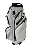 Rev Core Cart Bag 14-Way Divider 9 Pockets Strap Handle Rain Hood White/Black