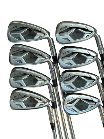 Ping G430 Green Dot Irons 4-UW Elevate MPH 95 S Flex Shafts Tour Velvet Grips