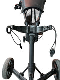 Clic Gear 3 Wheel Golf Push/Pull Cart Wheel Brake Cup Holders Scorecard Compartment