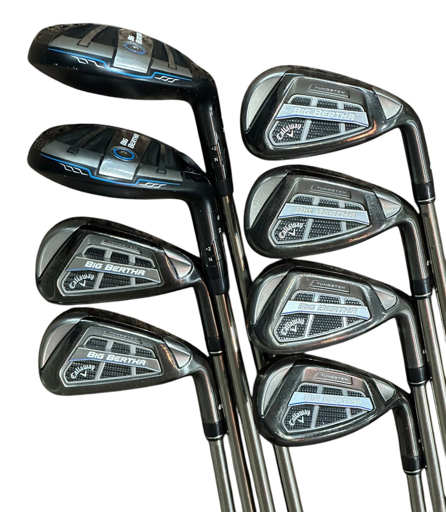 Callaway Big Bertha OS Iron Set 4H 5H 6-SW Recoil ES F1 Ladies Flex Shafts