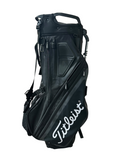 Titleist Stand Bag 14-Way Divider 6 Pockets Shoulder Harness Carry Handle Black