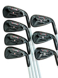 Adams XTD Iron Set 4-PW Ozik Program Q85 Stiff Flex Shafts Adams Grips