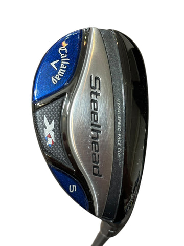 Callaway XR Steelhead 25° 5 Hybrid Hzrdus 5.5 58g R Flex Shaft Callaway Grip