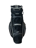 Tour Gear Cart Bag 14-Way Divider 9 Pockets Strap Handle Rain Hood Black