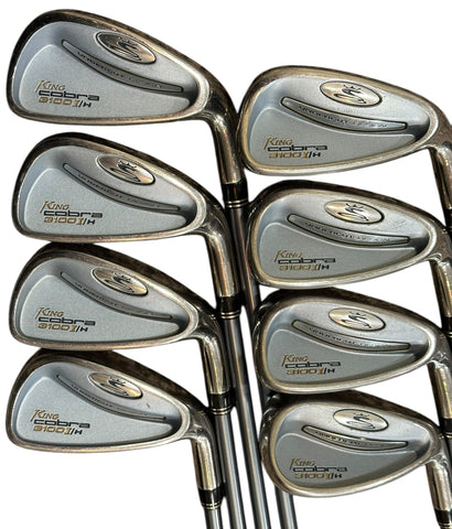 Cobra 3100 I/H Iron Set 4-SW NV-HL50 Women's Flex Shafts Tour Velvet Grips