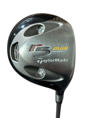 TaylorMade R7 Quad 15° 3 Wood M.A.S.2 55g Stiff Flex Shaft Lamkin UTX Grip