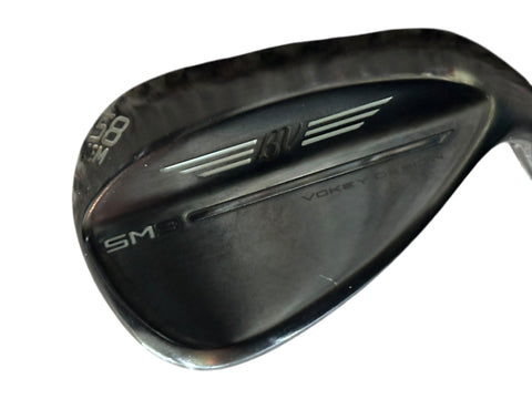Titleist SM9 Jet Black 58° LW TT Black Onyx Wedge Flex Shaft Tour Velvet Grip