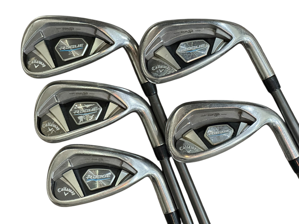 Callaway Rogue CF18 Irons 6-PW +1/2" Synergy 60g R Flex Shafts