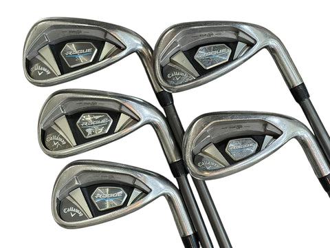 Callaway Rogue CF18 Irons 6-PW +1/2" Synergy 60g R Flex Shafts