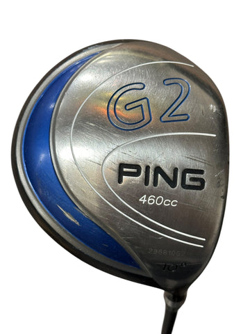 Ping G2 10° Driver Pro Launch Red Extra Stiff Flex Shaft GP MCC +4 Grip