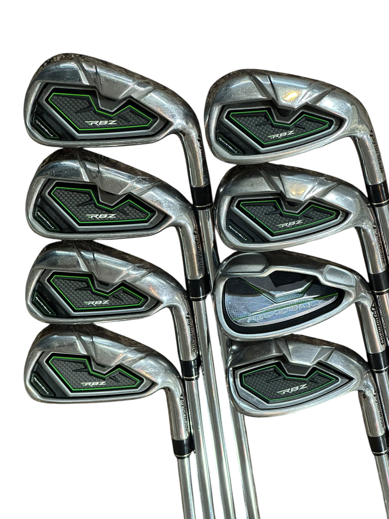 TaylorMade RBZ Iron Set 4-AW +1/2" RBZ Regular Flex Shafts TaylorMade Grips