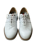 Foot Joy Dry Joys Premiere Series Leather Golf Shoes US-10.5 Wide White