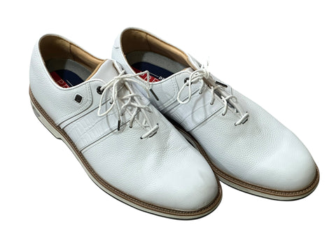 Foot Joy Dry Joys Premiere Series Leather Golf Shoes US-10.5 Wide White