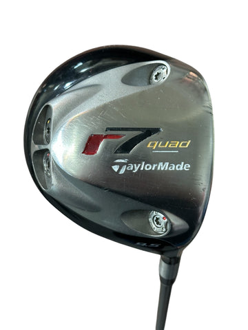 TaylorMade R7 Quad 9.5° Driver M.A.S 65g S Flex Shaft Golf Pride MCC Grip