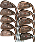 Ping BeCu Eye 2 + Red Dot  Irons 2-SW KT-M/ZZ Lite S Flex Shafts Geoleap Grips