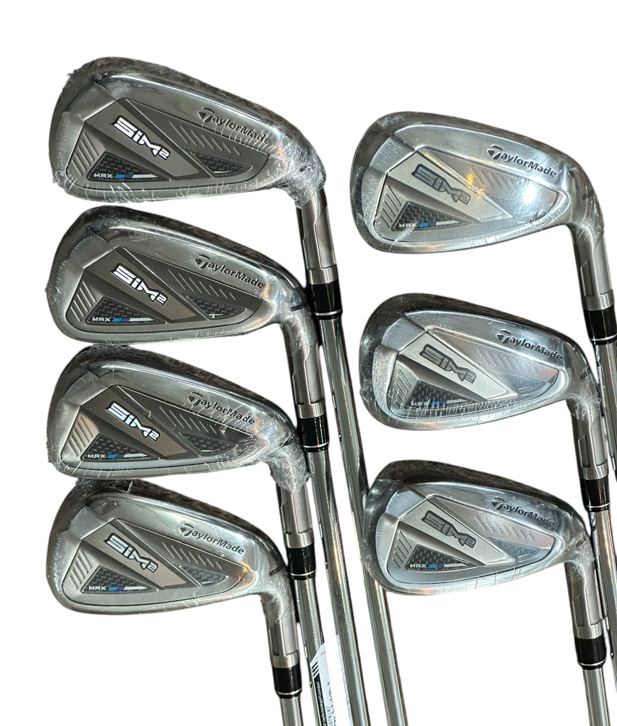 TaylorMade Sim2 Max Iron Set 5-AW KBS Max MT 85g R Flex Shafts