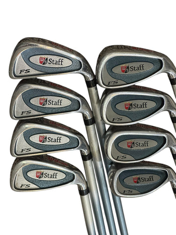 Wilson Fat Shaft FS Iron Set 4-SW -1" FS Petite Ladies Flex Shafts Crossline Grips
