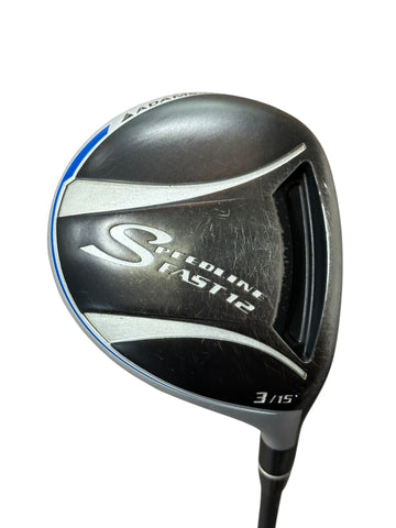 Adams Speedline Fast 12 15° 3 Wood Pro Launch Blue S Flex Shaft GP MCC Grip