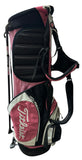 Titleist Stand Bag 6-Way 5 Pockets Harness Handle Rain Hood Pink/White