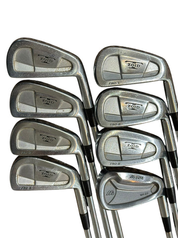 Mizuno T-Zoid Pro II Iron Set 3-PW DG S300 S Flex Shafts GP Tour Velvet Grips