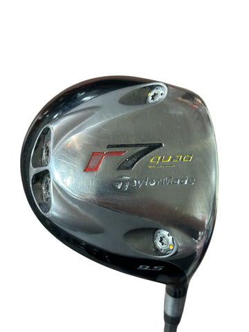 TaylorMade R7 Quad 9.5° Driver M.A.S.2 65g Stiff Flex Shaft TaylorMade Grip