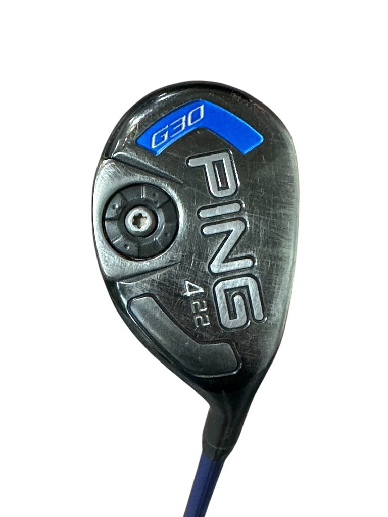 Ping G30 22° 4 Hybrid TFC419 Sr Flex Shaft Golf Pride Tour Velvet Grip