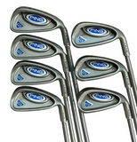 Ping G5 Green Dot Iron Set 5-UW +1/2" TFC100I Regular Flex Shafts Ping Grips