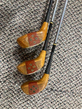 H&B Louisville Grand Slam Reg 483030 Persimmon Woods Set Driver, 2 Wood, 3 Wood S Flex