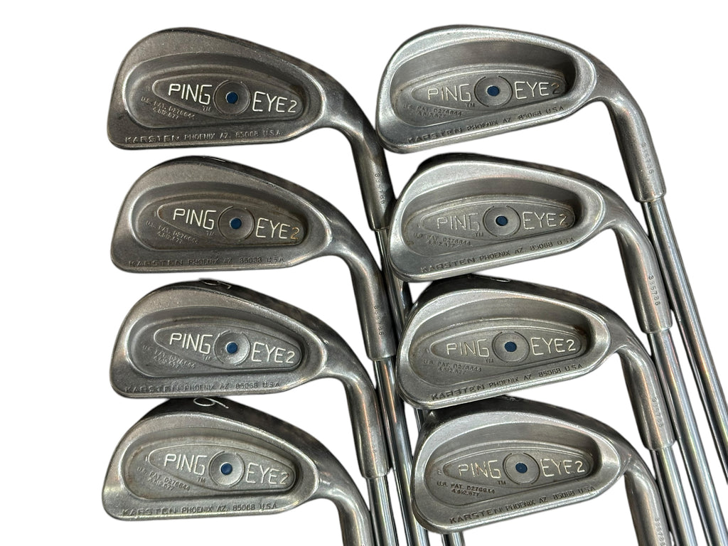 Ping Eye 2 Blue Dot Iron Set 3-PW Karsten S Flex Shafts Champkey Grips