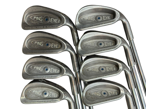 Ping Eye 2 Blue Dot Iron Set 3-PW Karsten S Flex Shafts Champkey Grips