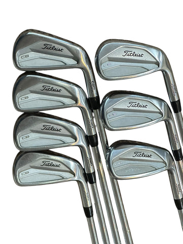 Titleist 620 CB Forged Irons 4-PW KBS Tour V X Flex Shafts GP MCC +4 Grips