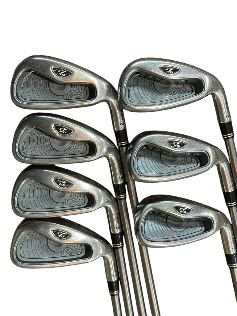 TaylorMade R7 XD RAC Iron Set 4-PW R7 65g R Flex Shafts GP Tour Wrap Grips