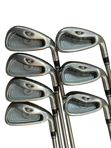 TaylorMade R7 XD RAC Iron Set 4-PW R7 65g R Flex Shafts GP Tour Wrap Grips