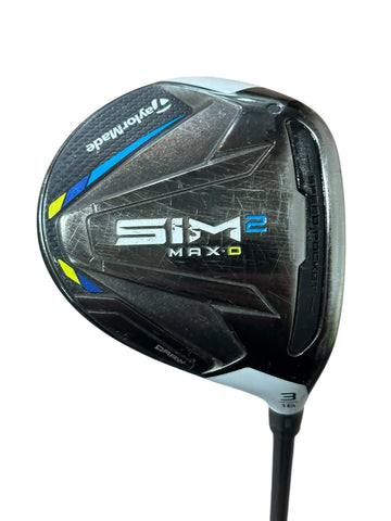 TaylorMade Sim 2 Max D 16° 3 Wood Hzrdus Smoke 6.5 X Flex Shaft