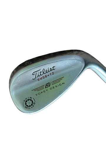 Titleist SM58•12 Spin Milled LW DG Wedge Flex Shaft GP Tour Velvet Grip