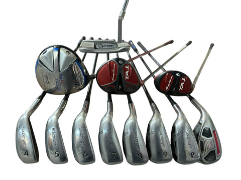 Snake Eyes Slazenger Men's Left Hand Golf Club Set -1/2" R Flex SET-033026T10