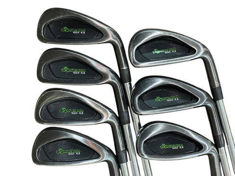Bombtech Golf 4.0 Black Irons 4-PW Bombtech R Flex Shafts Golf Pride MCC Grips