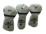 Monza LH Wood Set 14.5° 18° 22° Monza Senior Flex Shafts Manza Grips
