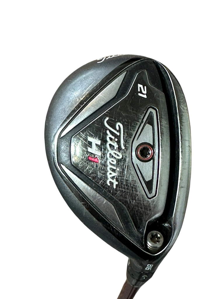 Titleist 816 H1 21° Hybrid Denali 60g 6.0 Stiff Flex Shaft Titleist 360 Grip