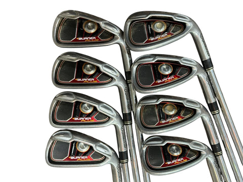 TaylorMade Burner Plus Iron Set 4-AW +1/2" Burner 85 Uniflex Shafts TM Grips