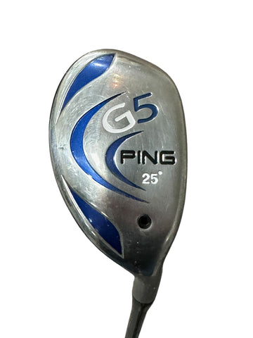 Ping G5 25° 5 Hybrid TFC100H Senior Flex Shaft Ping Grip
