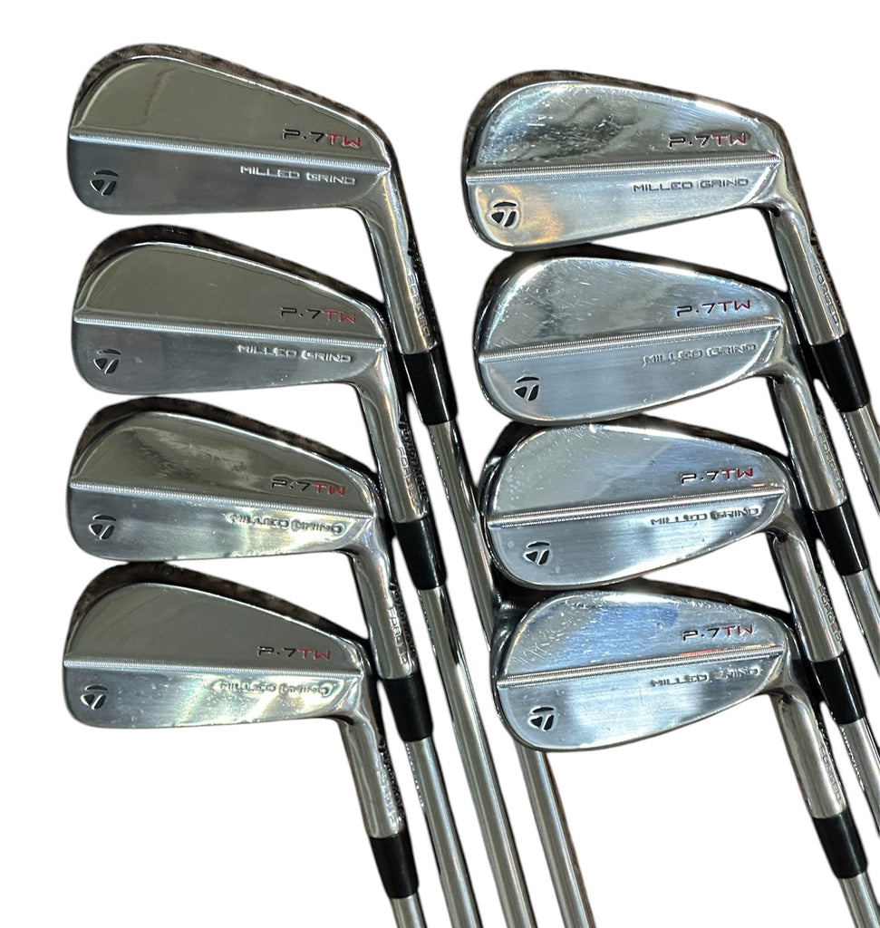 TaylorMade P•7TW Tiger Woods Forged Iron Set 3-PW DG X100 X Flex Shafts