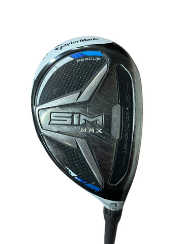 TaylorMade Sim Max Rescue 19° 3 Hybrid Ventus 7 S Flex Shaft Tour Wrap Grip