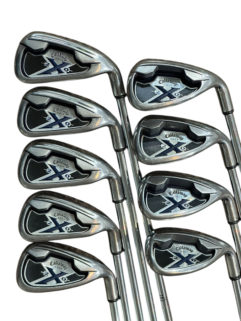 Callaway X20 Irons 4-SW w/AW -1/2" X20 Uniflex Shafts Torsion Control Grips