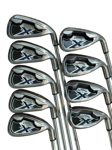 Callaway X20 Irons 4-SW w/AW -1/2" X20 Uniflex Shafts Torsion Control Grips
